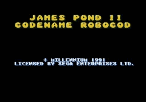 James Pond 2- Codename Robocod Title Screen